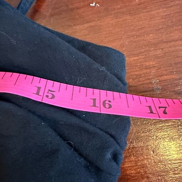 Reformation Orion Organic Cotton Corset Gathered Top BLACK Ruched SIZE 12 - Picture 12 of 14